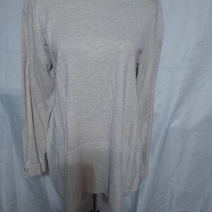 J. Jill Light Beige Long Sleeve Tunic